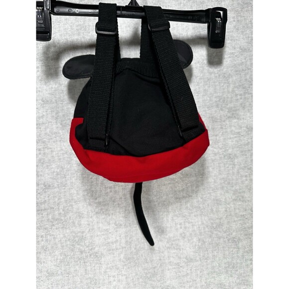 9” Ladybug Backpack For Kids Black and Red 2 Zipper Pockets Small - Picture 2 of 6